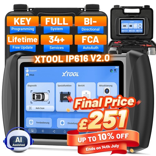 Xtool ip616 bidirectional obd2 - bidirectional,