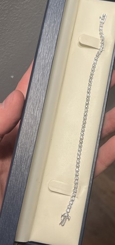 Diamond tennis bracelet - diamond,