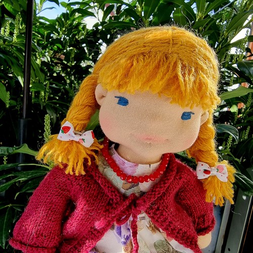 Cloth doll waldorf art - waldorf,