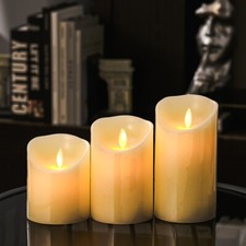 Pack of 3 Flameless Flickering
