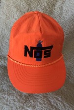 Vintage NOS Energy Drink Hi Lite Orange “Tank” Logo SnapBack Hat Nylon OSFA NWOT
