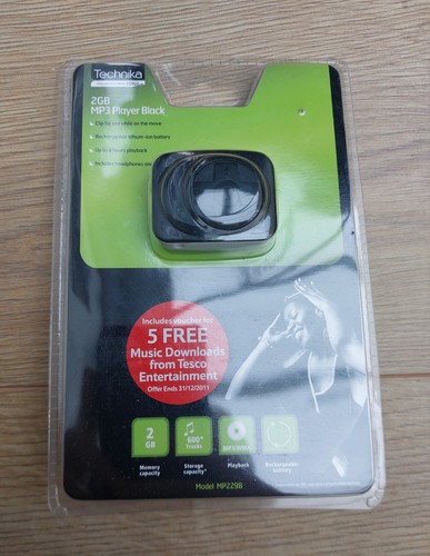 Technika 2gb black mini mp3 - black,