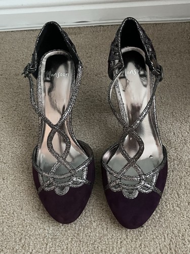 Monsoon dark purple suede - dark,