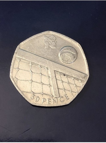 2011 olympic 50p coin tennis - 2011,