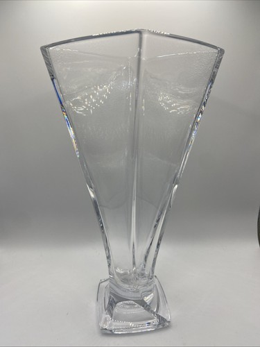 Vintage bohemia crystal vase - vintage,