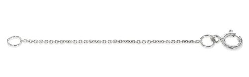 9ct white gold - 9ct, extender