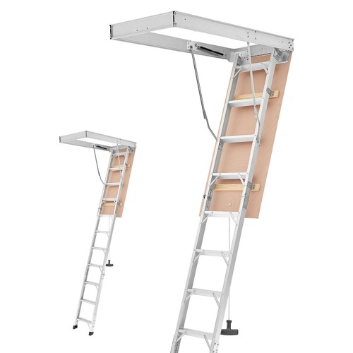 Vevor aluminum attic - aluminum, ladder