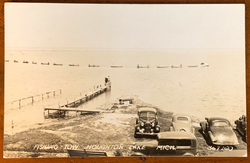 Michigan rppc houghton - rppc, lake