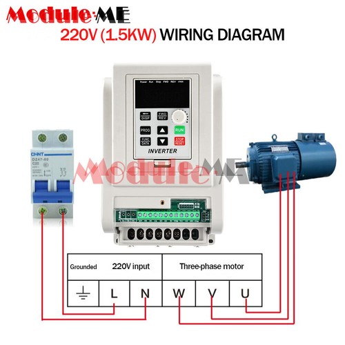 220v 5kw variable frequency - 220v, 1.5kw