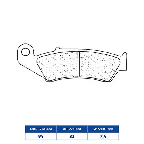 Sintered brake pads - brake, for