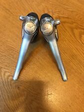 DURA ACE SHIMANO 8SPD STI LEVERS 7400 DOUBLE IN REASONABLE CONDITION