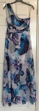 2018 blue and white lipsy occasion dress size 12 perfect condition. Very pretty.