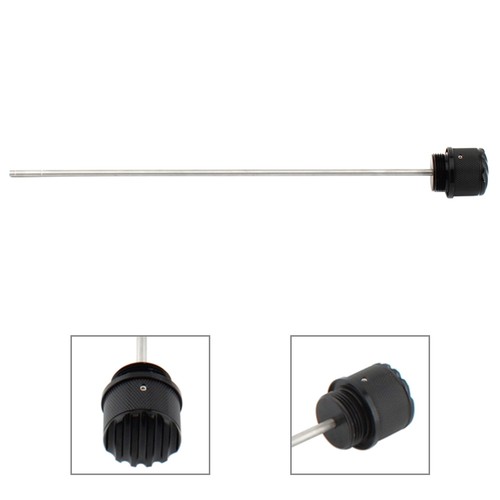 Oil dipstick plug black fit - oil,