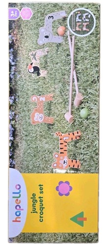 Wooden happello jungle - wooden, croquet