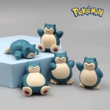 5x Snorlax Mini Figures