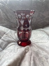 Egelmann Bohemian Red Glass