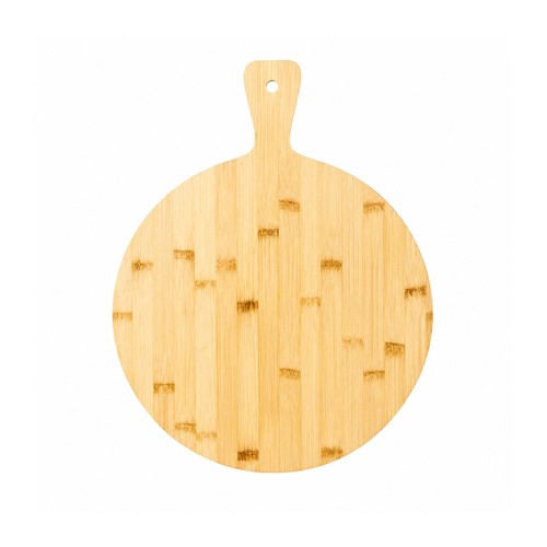 Round bamboo pizza - bamboo, board