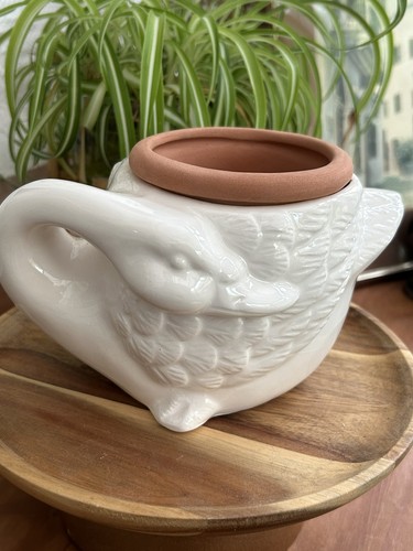 Vintage swan goose - vintage, ceramic