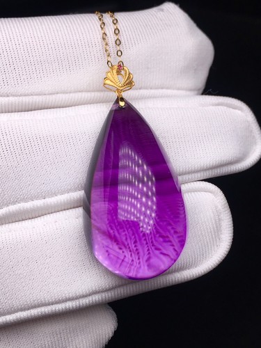 Natural amethyst teardrop - amethyst,