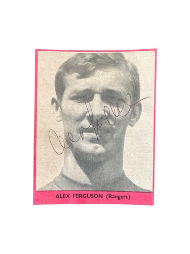 Sir alex ferguson autograph - alex,