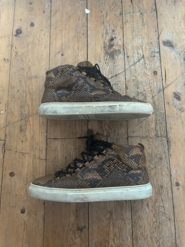 Balenciaga arenas snakeskin - balenciaga,