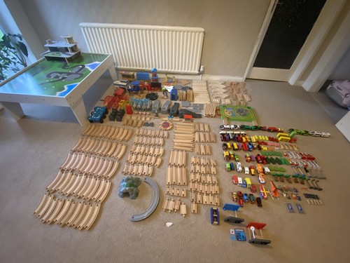 Wooden train set bundle brio - wooden,
