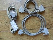 Joblot 3 x Printer Cables Parallel, Centronics etc for HP Laser & Other Printers