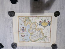 Vintage Saxtons Map  Of