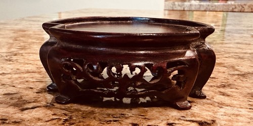 Vtg carved chinese wooden - vtg,
