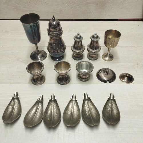 Vintage egg cups silwer plated - vintage,