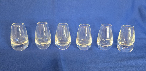 Steuben signed sherry glasses - signed,