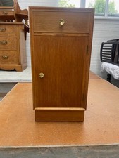 Mid-Century Light Oak Bedside