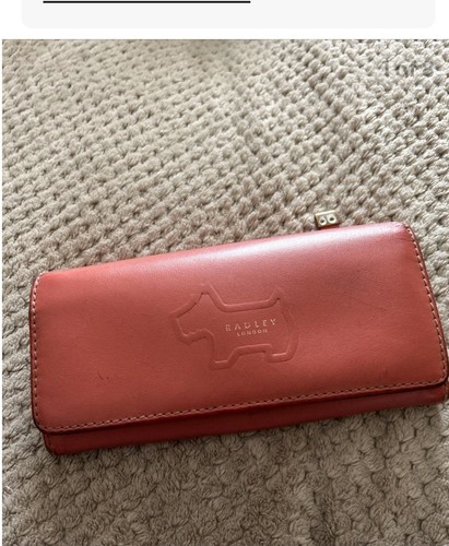 Radley pink coral leather - radley,