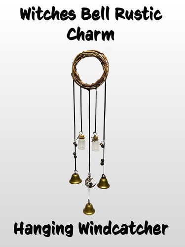 Witch bell rustic charm - charm,