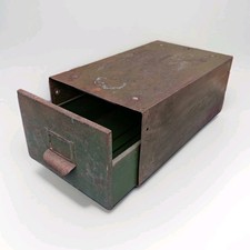 Vintage Metal Green Cabinet