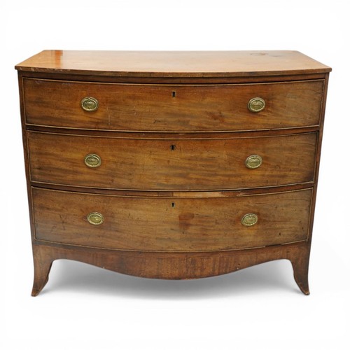 Antique regency mahogany - regency, bow
