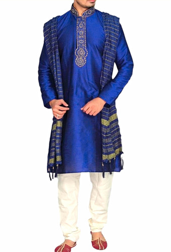 Sonisha men blue silk blend - men's,