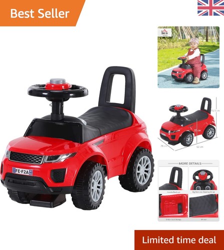 Vibrant red toddler ride - red, ride-on