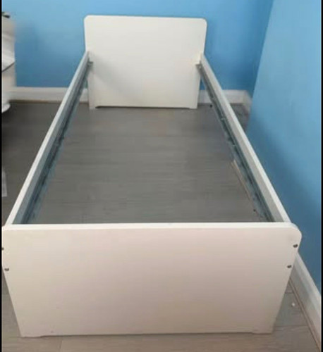 Ikea släkt white single bed - slÄkt,