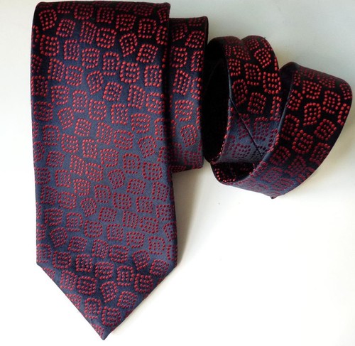 Charvet blue red woven - , silk