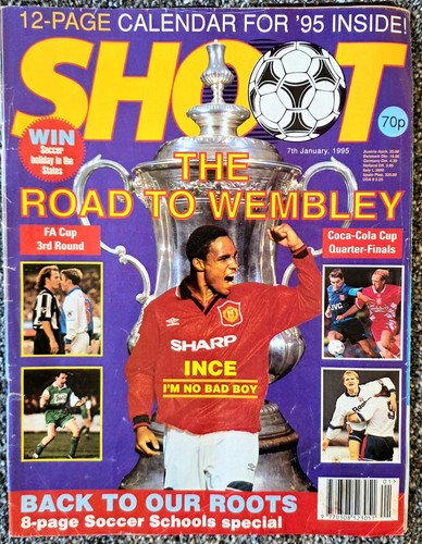 Vintage shoot football - shoot,