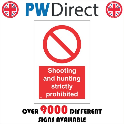 Sign shooting and hunting - and,