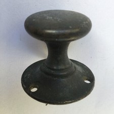 Victorian Brass Cupboard Door Knob Antique X1 Salvaged Reclaimed