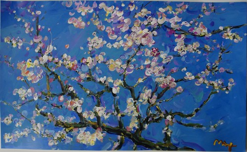 Van gogh painting almond - van,