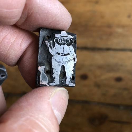 Letterpress printing plate old - printing,