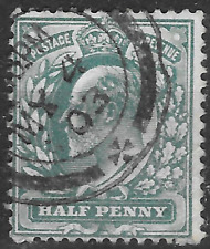 HALFPENNY Green STAMP GB EDWARD Vii - posted 4th May 1903