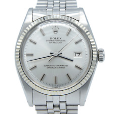 1970 Sharp Rolex Oyster Perpetual Datejust with White Gold Fluted Bezel 1601