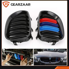 Front Sport Wide Kidney Grille Grill Black For BMW E60 E61 M5 5 Series 2003-2010