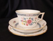 Unused Wedgwood "Montcalm" Teacup, Saucer and Teaplate Trio Set Perfect.