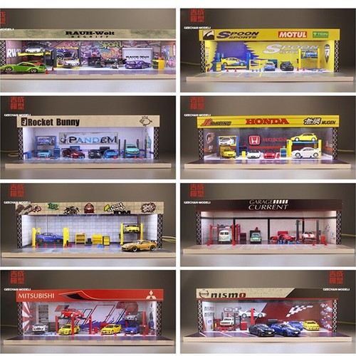 Diorama car garage model - car,